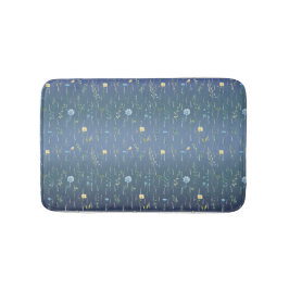 Groene Waterverf Rustieke Botanische Bloembloem Badmat