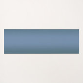 Groene Waterverf Rustieke Botanische Bloembloem Yogamat (Achterkant (horizontaal))