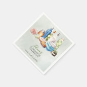 Groene Waterverf Spa en Wellness Bachelorette Servet (Hoek)