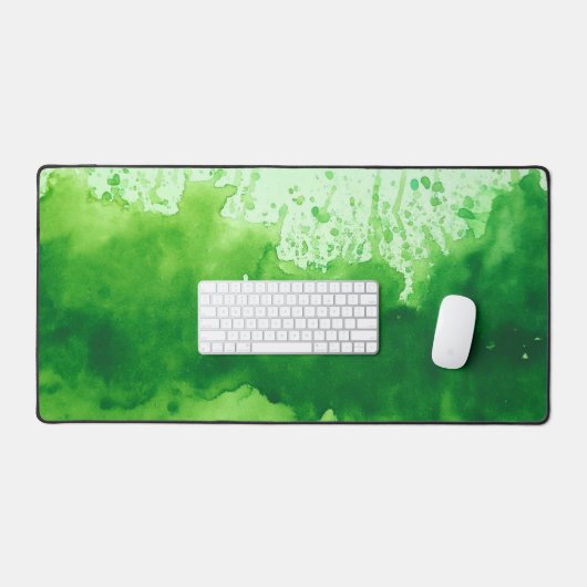 Groene waterverf textuur bureau mat (Keyboard & Muis)