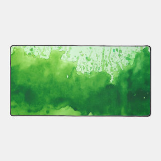 Groene waterverf textuur bureau mat