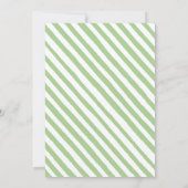 Groene waterverf tracktor verjaardagsuitnodiging kaart (Achterkant)