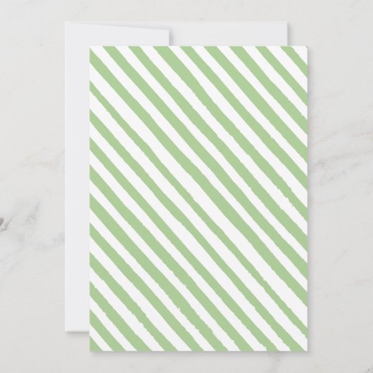 Groene waterverf tracktor verjaardagsuitnodiging kaart (Achterkant)