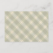 Groene Waterverf Trein Douche Diapper Raffle Informatiekaartje (Achterkant)