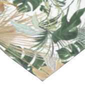 Groene Waterverf Tropical Leaves Pattern Tafelkleed (Gekanteld)