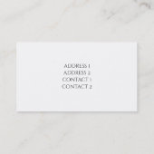 Groene waterverf tropisch oerwoud visitekaartje (Achterkant)