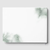 Groene Waterverf Trouw Gastenboek (Achterkant)