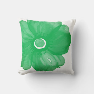 Groene Waterverf ventilator Kussen