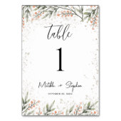 Groene Waterverf verlaat gepersonaliseerd Kaart (Achterkant)