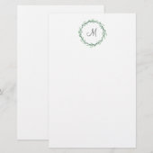 Groene Waterverf verliest adem Briefpapier (Voorkant / Achterkant)