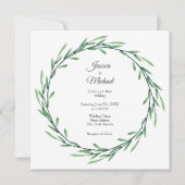 Groene Waterverf verliest adem Kaart (Voorkant)