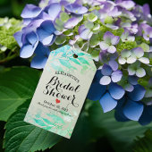 Groene Waterverf verliest bloeiend grafisch Vrijge Cadeaulabel