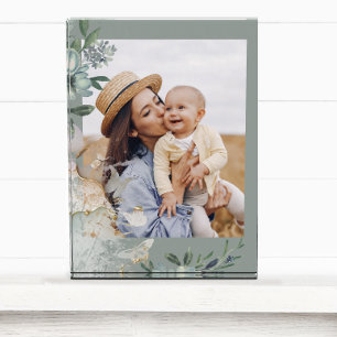 Groene Waterverf vlinder mam foto