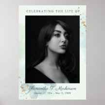 Groene Waterverf Vlinderbegrafenisdiensten