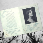 Groene Waterverf Vlinderbegrafenisdiensten Programma