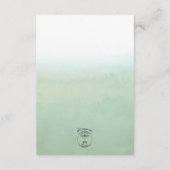 Groene Waterverf Wassen Eucalyptus Details Informatiekaartje (Achterkant)