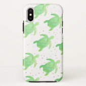 Groene Waterverf Zee Case-Mate iPhone Case (Achterkant)