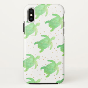 Groene Waterverf Zee Case-Mate iPhone Case