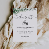 Groene Wedding Video Booth Sign, eigentijds Reclamebord Met Voetstuk