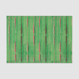 GROENE WEEFSELPAPIER JAPANESE WOODBLOCK PATTERN TISSUEPAPIER