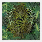 Groene weelderige Planten behang (Voorkant)