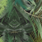 Groene weelderige Planten behang (Zoom)