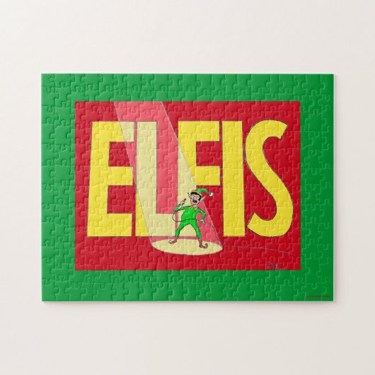 Groene Weeni "Elfis" puzzel (Horizontaal)