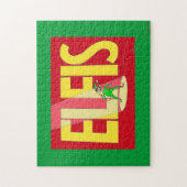 Groene Weeni "Elfis" puzzel (Verticaal)