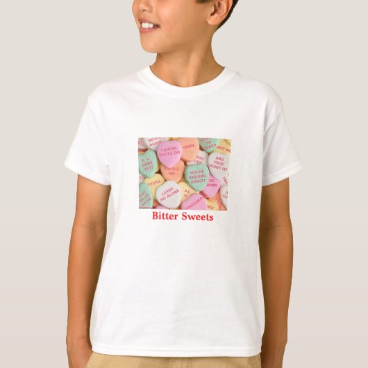 Groene Weenii "Bitter Sweets" Shirt van Kinderen (Voorkant)