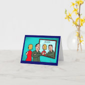 Groene Weenii "Tijd om na te denken" briefkaart (Gele Bloem)