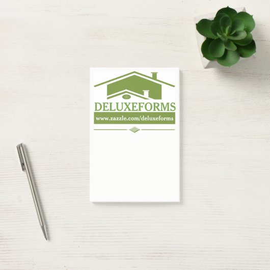 Groene weg post-it® notes (Kantoor)