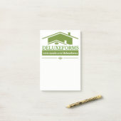 Groene weg post-it® notes (Op bureau)