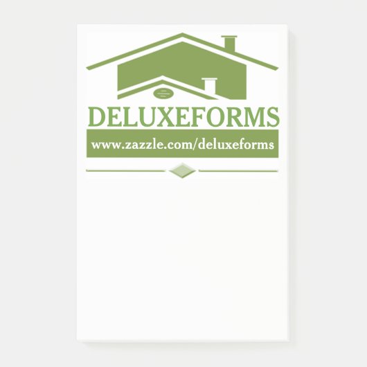 Groene weg post-it® notes (Voorkant)