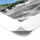Groene Weg Reflectie Fotografie Poster (Hoek)