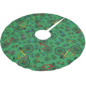 Groene wegfietsen kerstboom rok (Gekanteld)