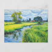 Groene weiden langs de Havel-rivier Briefkaart (Voorkant)