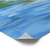Groene weiden langs de Havel-rivier Poster (Hoek)