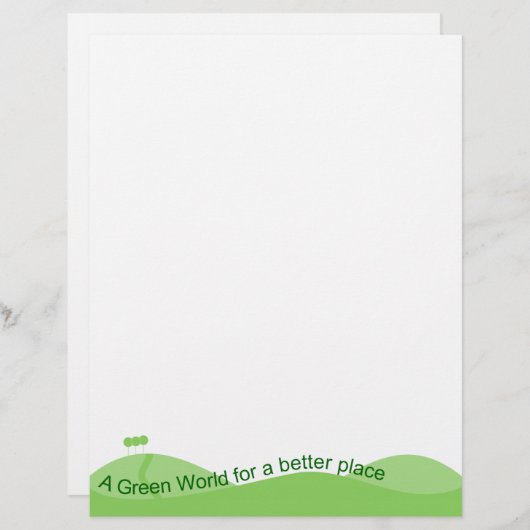 Groene wereld (Voorkant / Achterkant)