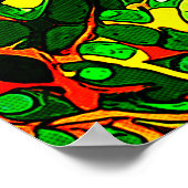 Groene Wereld Abstract 409 Poster (Hoek)