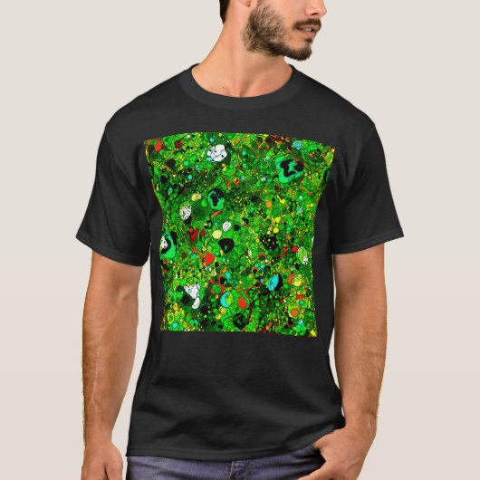 Groene Wereld Abstract 409 T-shirt (Voorkant)