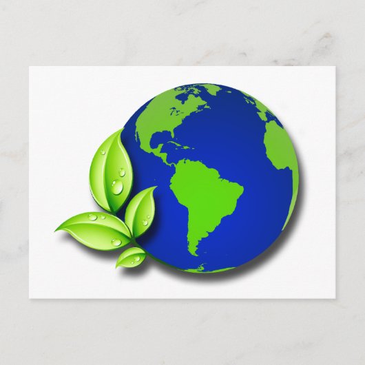GROENE WERELD BRIEFKAART (Voorkant)