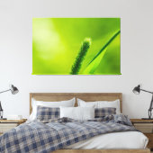 Groene wereld canvas afdruk (Insitu (Slaapkamer))