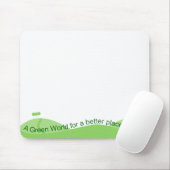 Groene wereld muismat (Met muis)