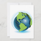 Groene Wereldbol Kaart (Voorkant)