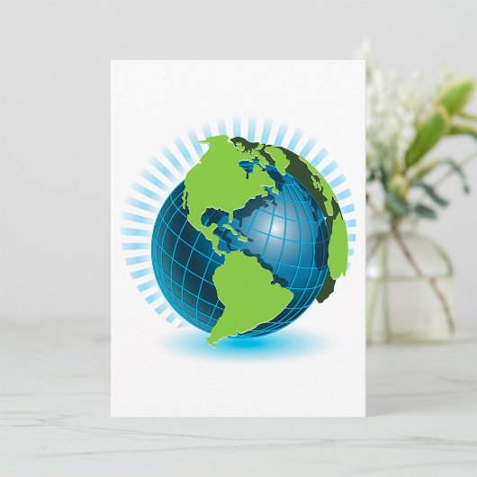 Groene Wereldbol Kaart