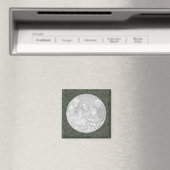 Groene werveling fotomagneet Sjabloon Magneet (Insitu (Vaatwasser))