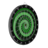 Groene wervelzone dartbord (Voorkant Links)