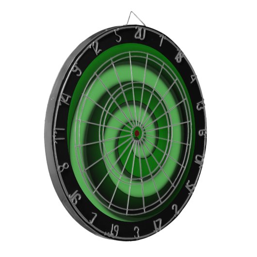 Groene wervelzone dartbord (Voorkant Links)