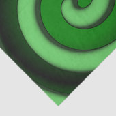 Groene wervelzone tissuepapier (Detail)