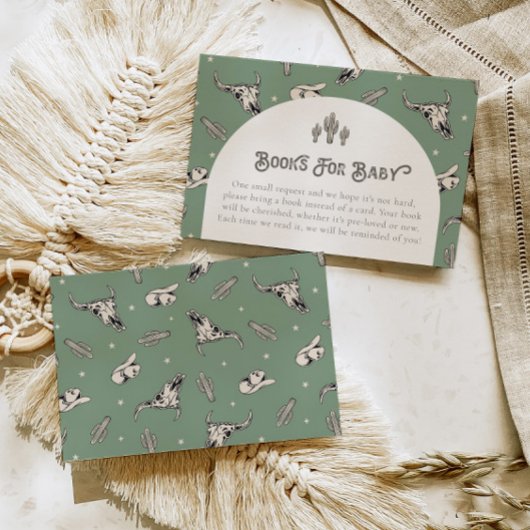 Groene Westerne boeken voor Baby Kaarten